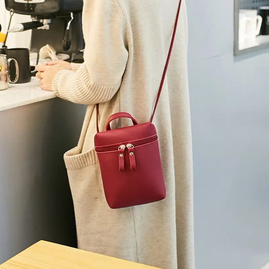 Wine Red Mini Crossbody