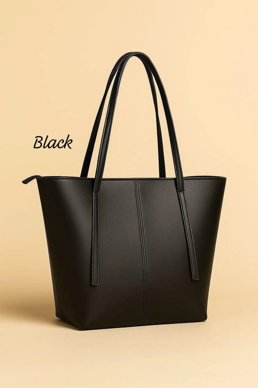 Black PU Tote, Daily Use