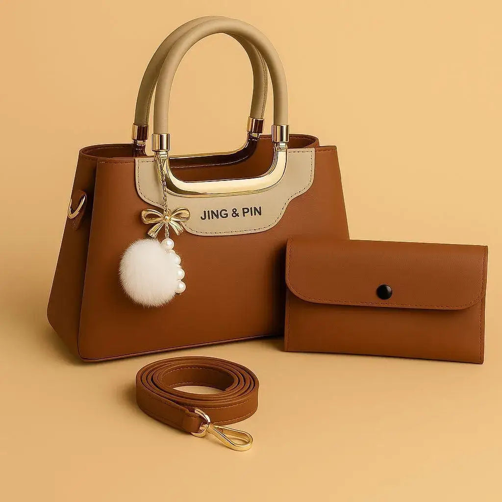 Plain Structured Handbag (B)