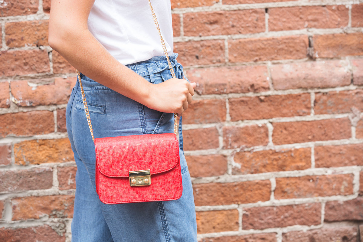 Rouge Top-Handle Bag